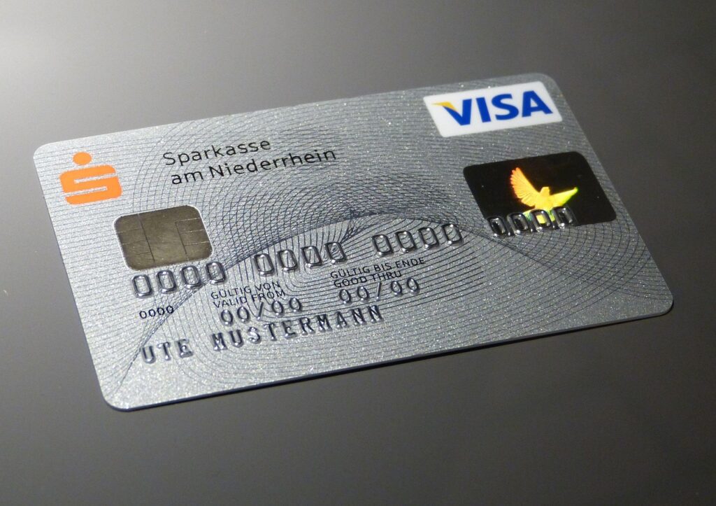 Balance transfer card showing zero percent interest offer