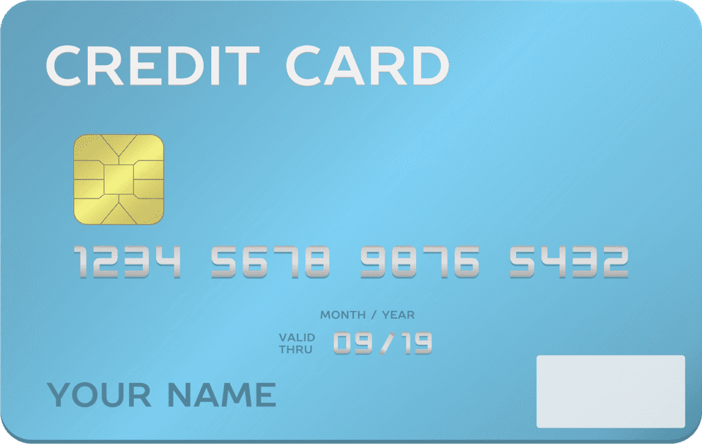 Student using secured credit card backed by deposit.